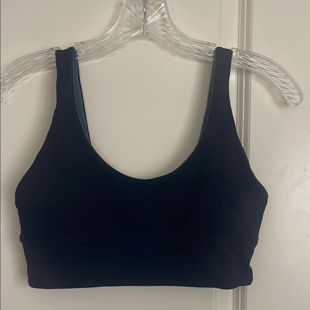 lululemon athletica Navy Scoop Neck Sports Bra Size 8